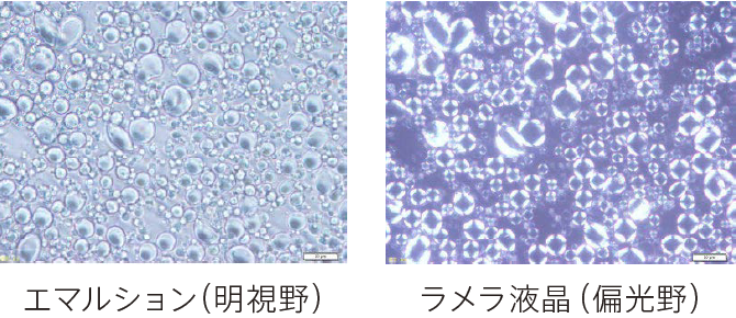 オイル高配合でも、べたつかない