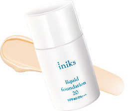 iniks リキッドファンデーション 全2色 27mL 3,300円(税込) SPF40・PA+++