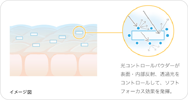 摩擦レスで軽いつけ心地しっとりなめらか肌